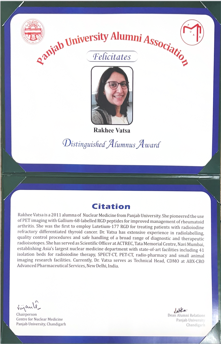 Dr. Rakhee Vatsa Citation